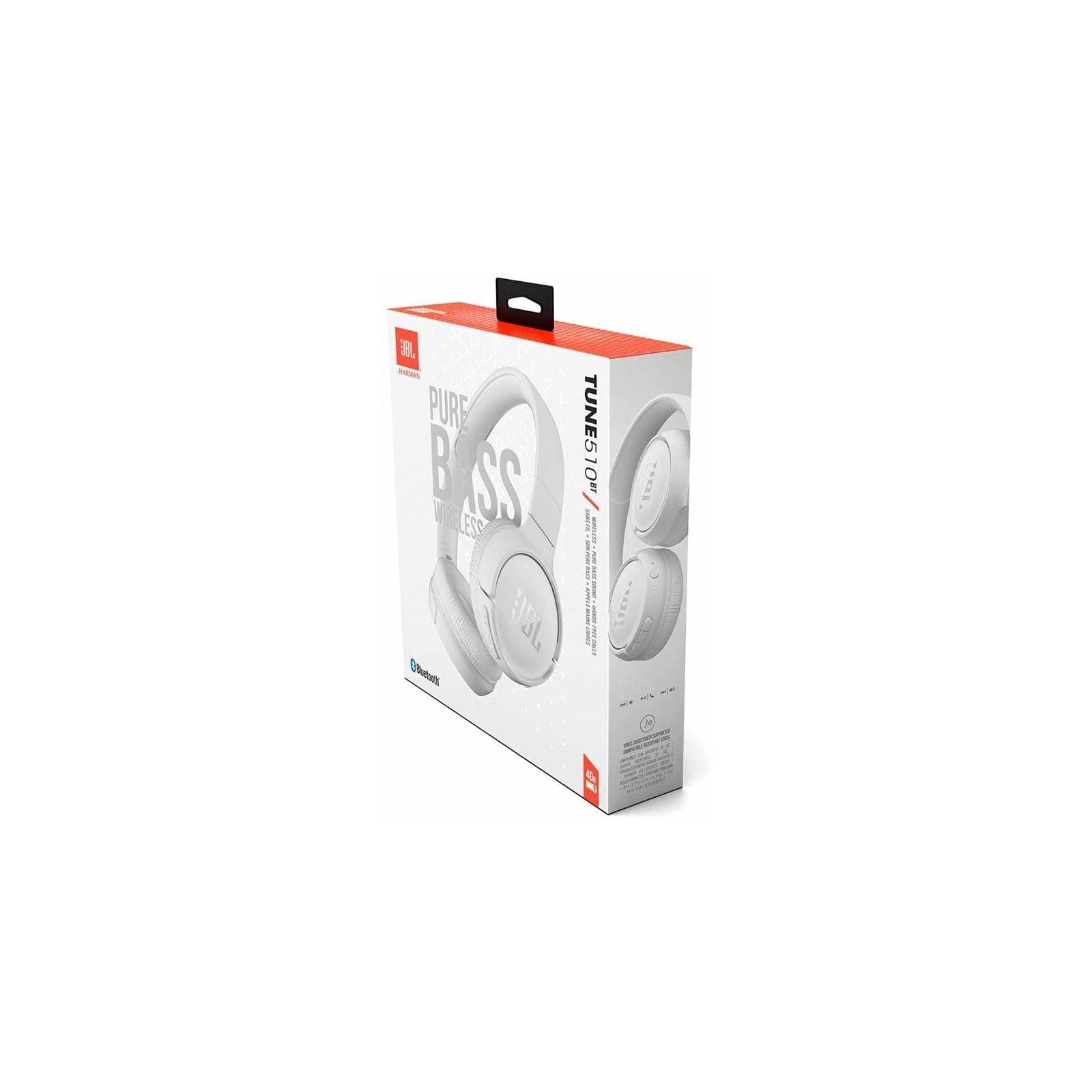 CASQUE SANS FIL BLUETOOTH - JBL TUNE 510BT - BLANC