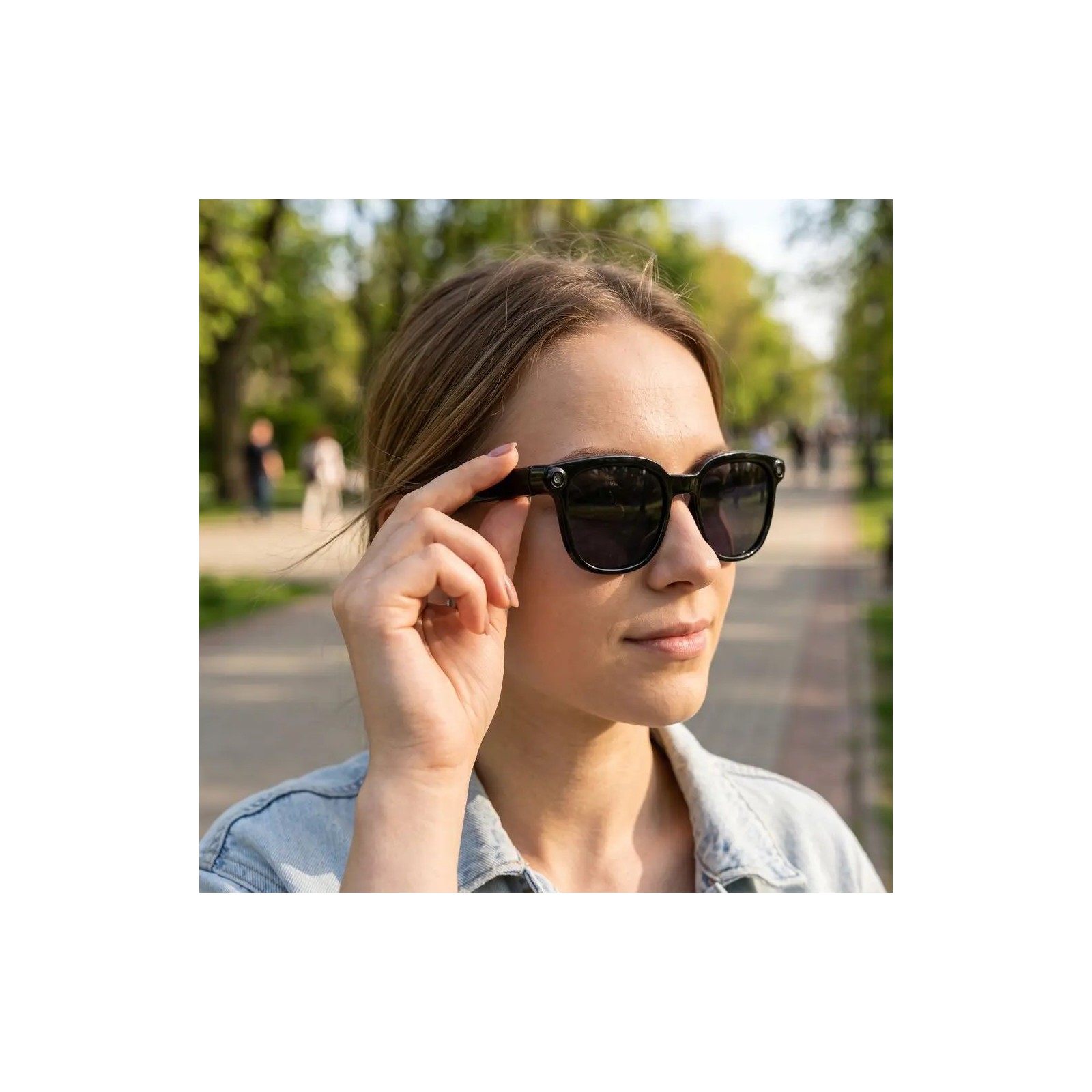 Lunettes connectées avec Caméra + Assistant IA - Titmo G-200 Noir