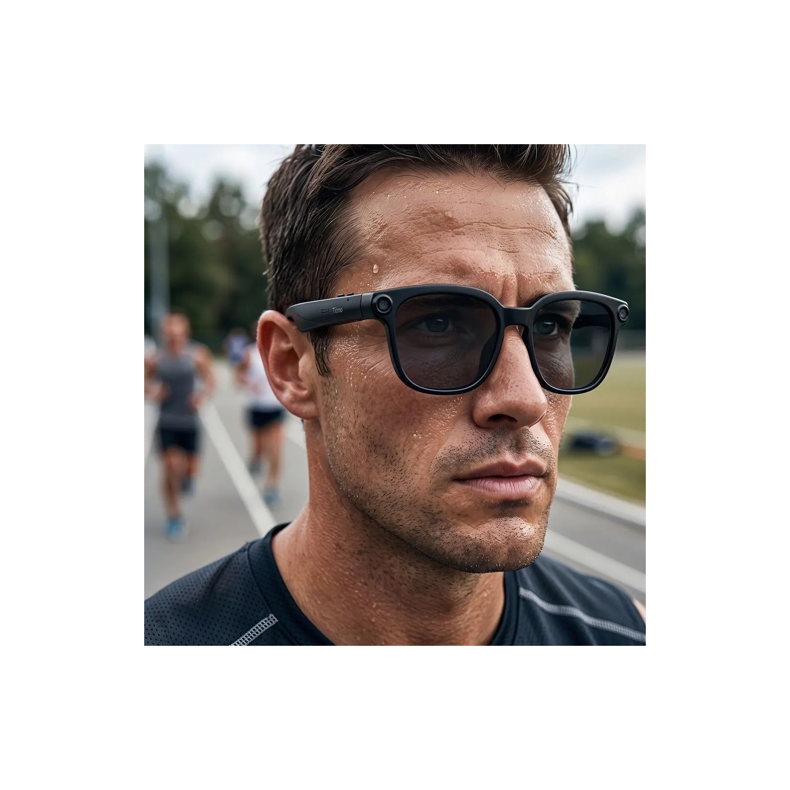 Lunettes connectées avec Caméra + Assistant IA - Titmo G-200 Noir