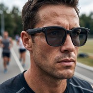 Lunettes connectées avec Caméra + Assistant IA - Titmo G-200 Noir
