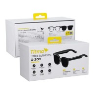 Lunettes connectées avec Caméra + Assistant IA - Titmo G-200 Noir