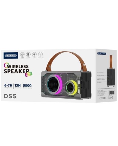 ENCEINTE BLUETOOTH JELLICO DS5 GRIS