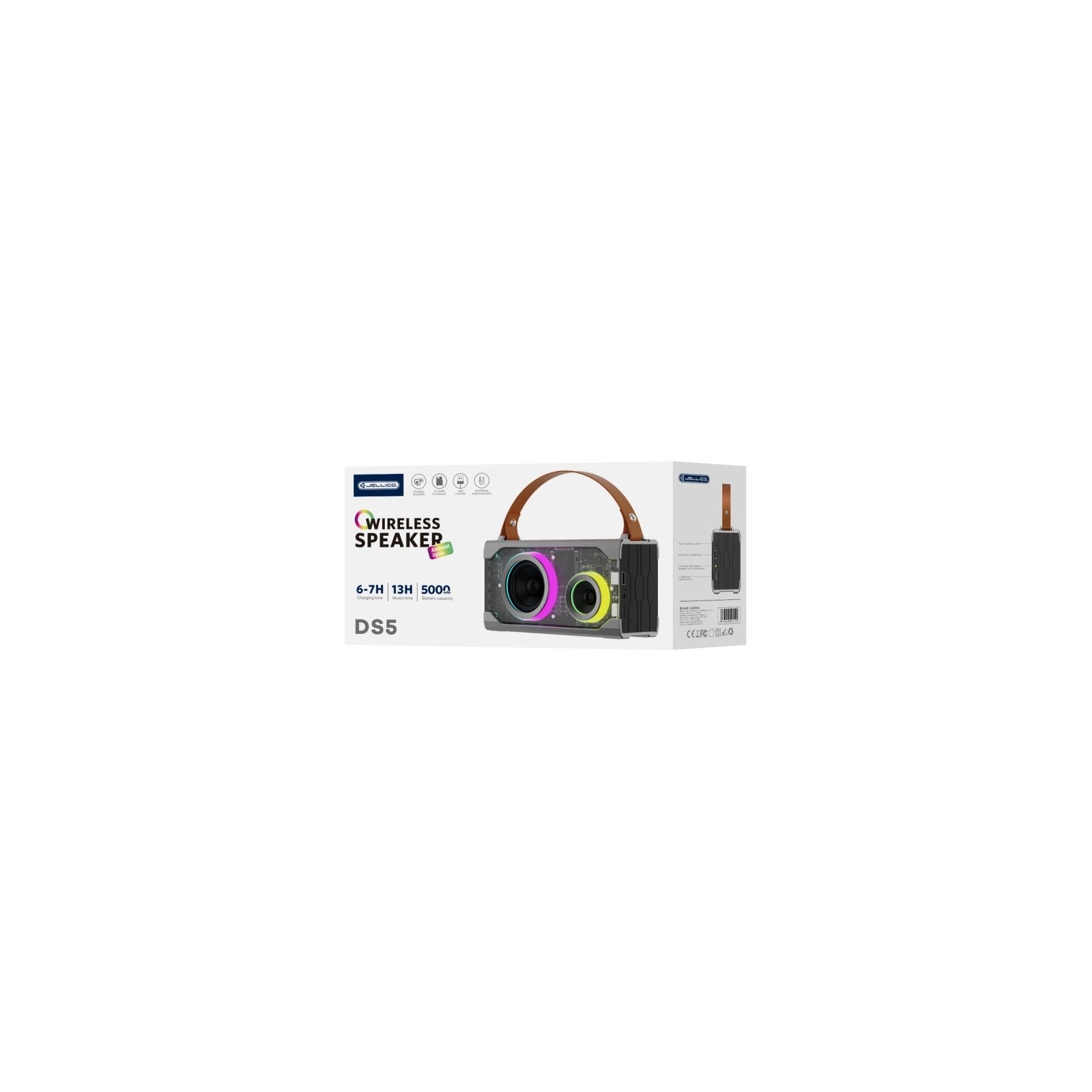 ENCEINTE BLUETOOTH JELLICO DS5 GRIS