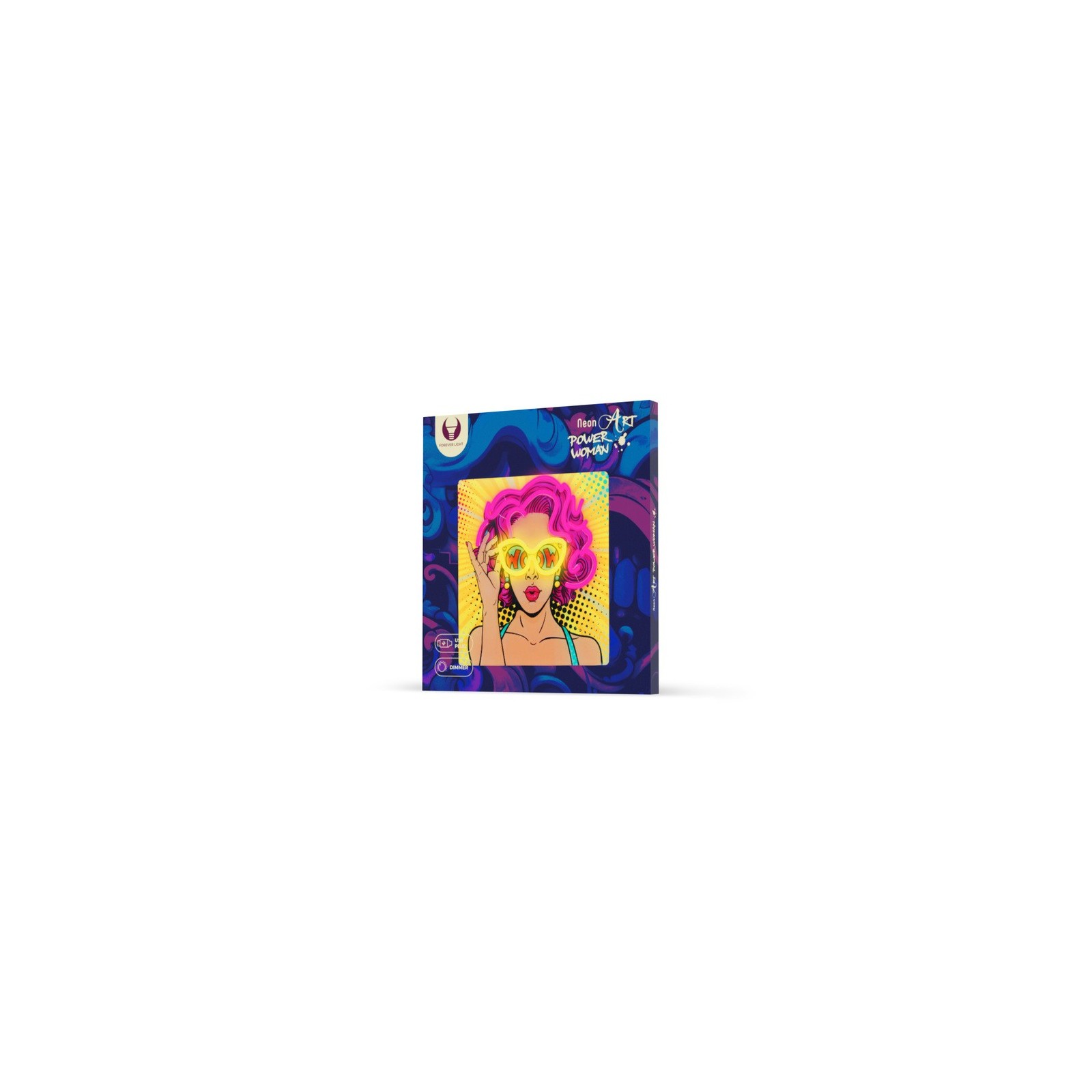 NEON LED POP ART STYLE FEMME FOREVER LIGHT AVEC VARIATEUR