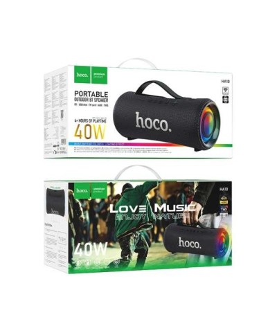 ENCEINTE BLUETOOTH D'EXTÉRIEUR HOCO HA10 40W NOIR