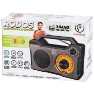 REBELTEC RODOS - ENCEINTE PORTABLE BLUETOOTH AVEC RADIO FM ET LECTEUR MULTIMÉDIA
