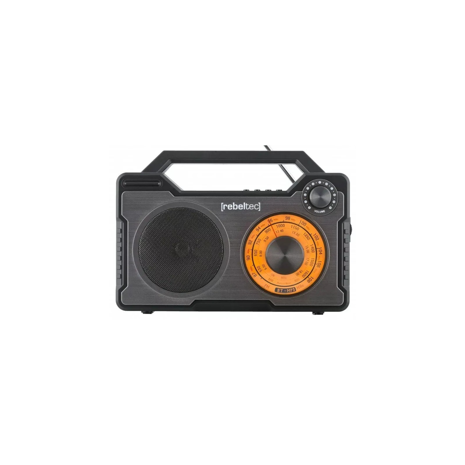 REBELTEC RODOS - ENCEINTE PORTABLE BLUETOOTH AVEC RADIO FM ET LECTEUR MULTIMÉDIA
