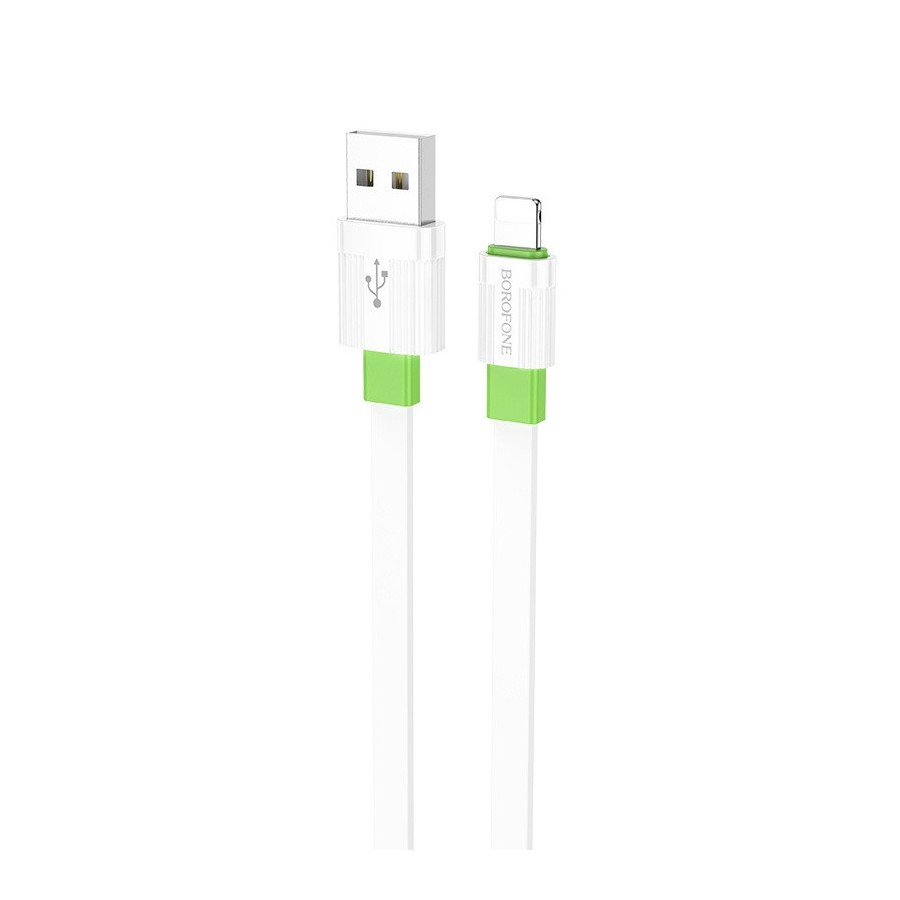 CÂBLE USB-A VERS LIGHTNING - BOROFONE BX89 UNION - 18W/2A 1M VERT