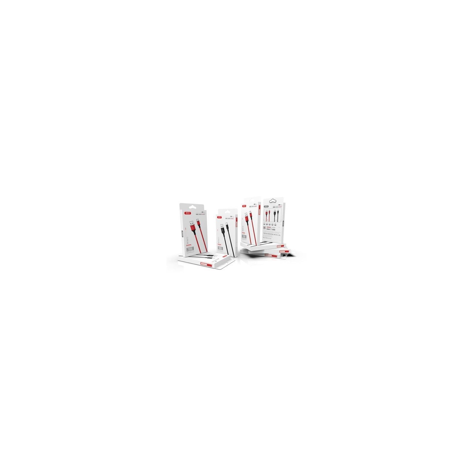 CÂBLE USB-A VERS LIGHTNING - XO NB143 - 12W/2.4A 1M ROUGE