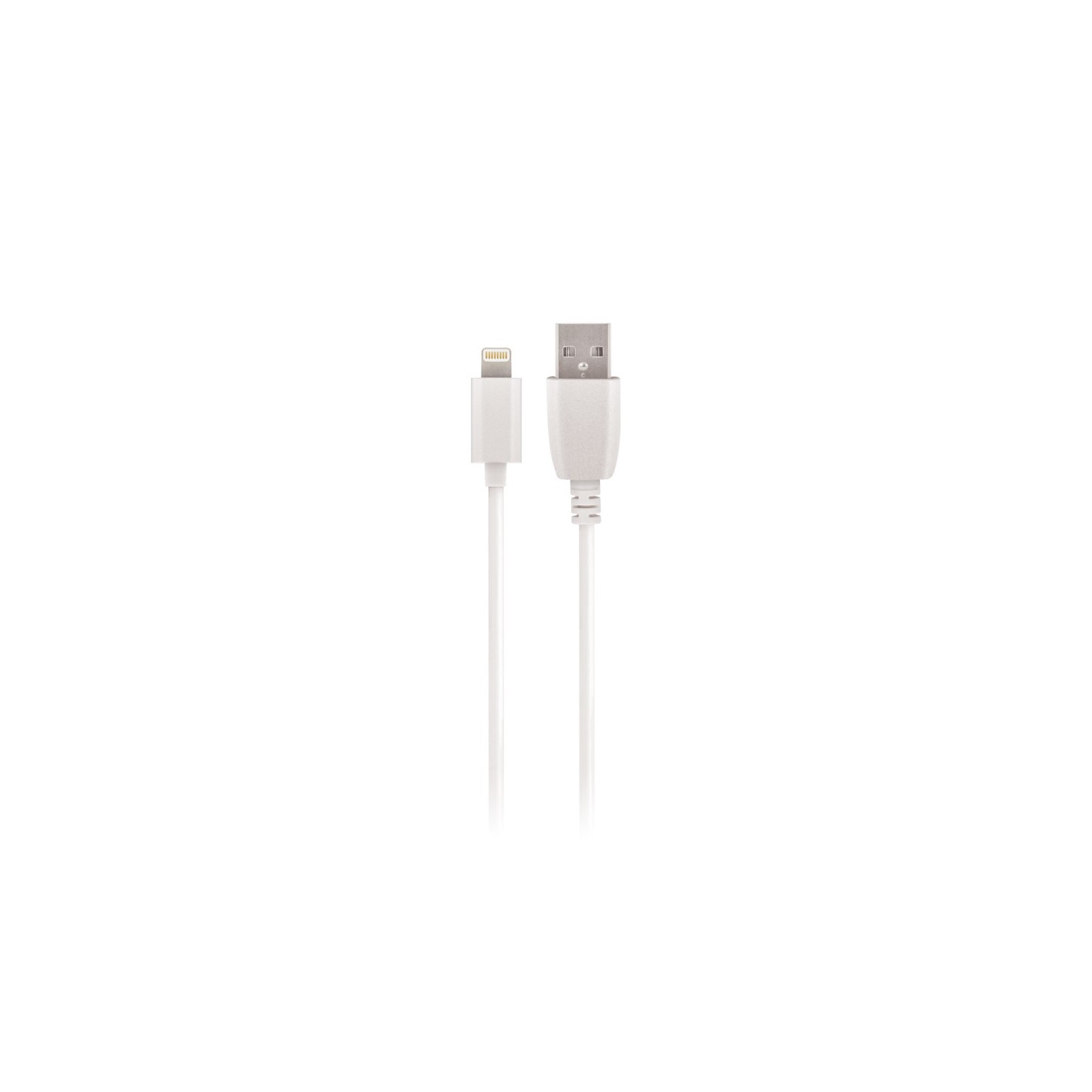 CÂBLE USB-A VERS LIGHTNING - MAXLIFE - 2A 2M BLANC