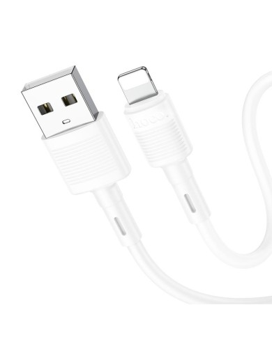 CÂBLE USB-A VERS LIGHTNING HOCO X83 - 18W / 2.4A 1M - BLANC