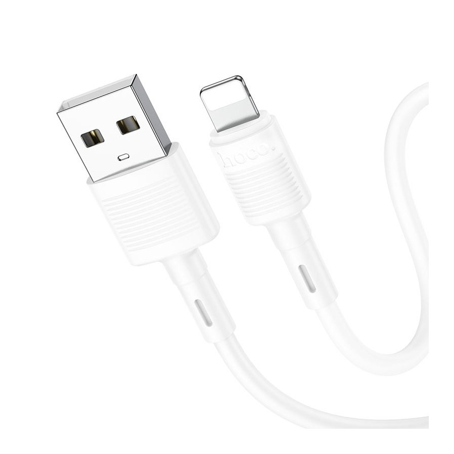 CÂBLE USB-A VERS LIGHTNING HOCO X83 - 18W / 2.4A 1M - BLANC
