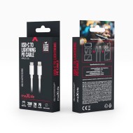 CÂBLE USB-C VERS LIGHTNING - MAXLIFE MXUC-05 - PD 20W 2M BLANC