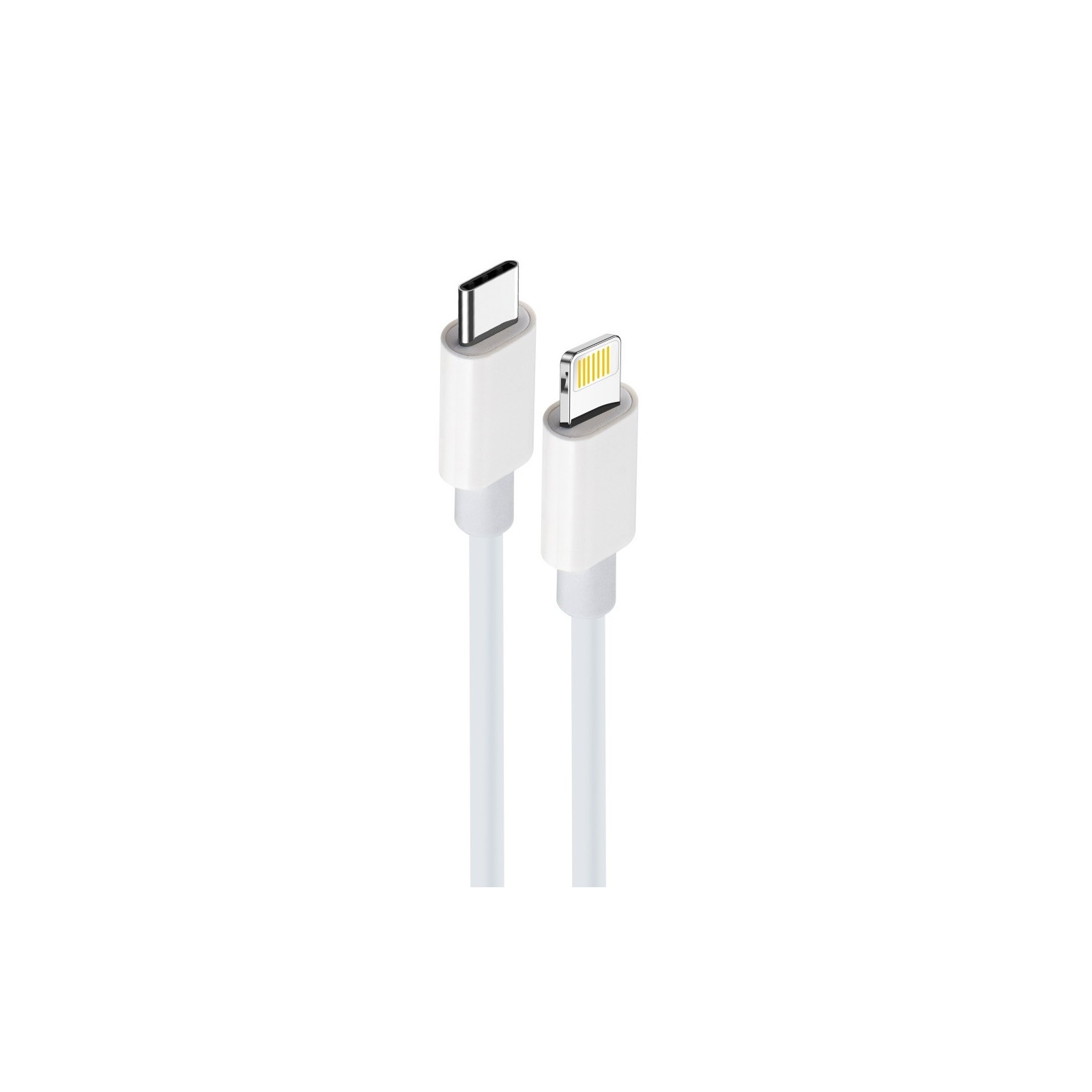 CÂBLE USB-C VERS LIGHTNING - MAXLIFE MXUC-05 - PD 20W 2M BLANC