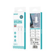 CÂBLE USB-C VERS C - BWOO X282 - PD 60W 1M BLANC