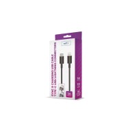 CÂBLE USB-C VERS LIGHTNING (IPHONE) - SETTY - 3A 1M NOIR