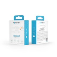 CÂBLE USB-C VERS C - FOREVER - PD 60W 1M BLANC