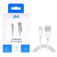 CÂBLE USB-A VERS LIGHTNING (IPHONE) - JML CD-116 - 5W/1A 1M BLANC