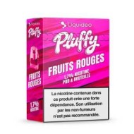 LIQUIDEO PLUFFY FRUITS ROUGES - boîte de 10 pods remplissables + 1 fiole de 10 ml