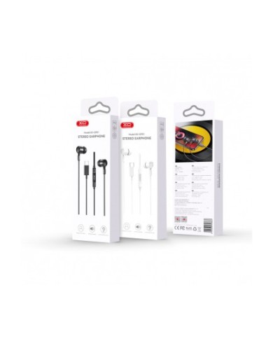 ÉCOUTEURS FILAIRES + TÉLÉCOMMANDE + MICRO - XO-EP81 - USB-C - BLANC