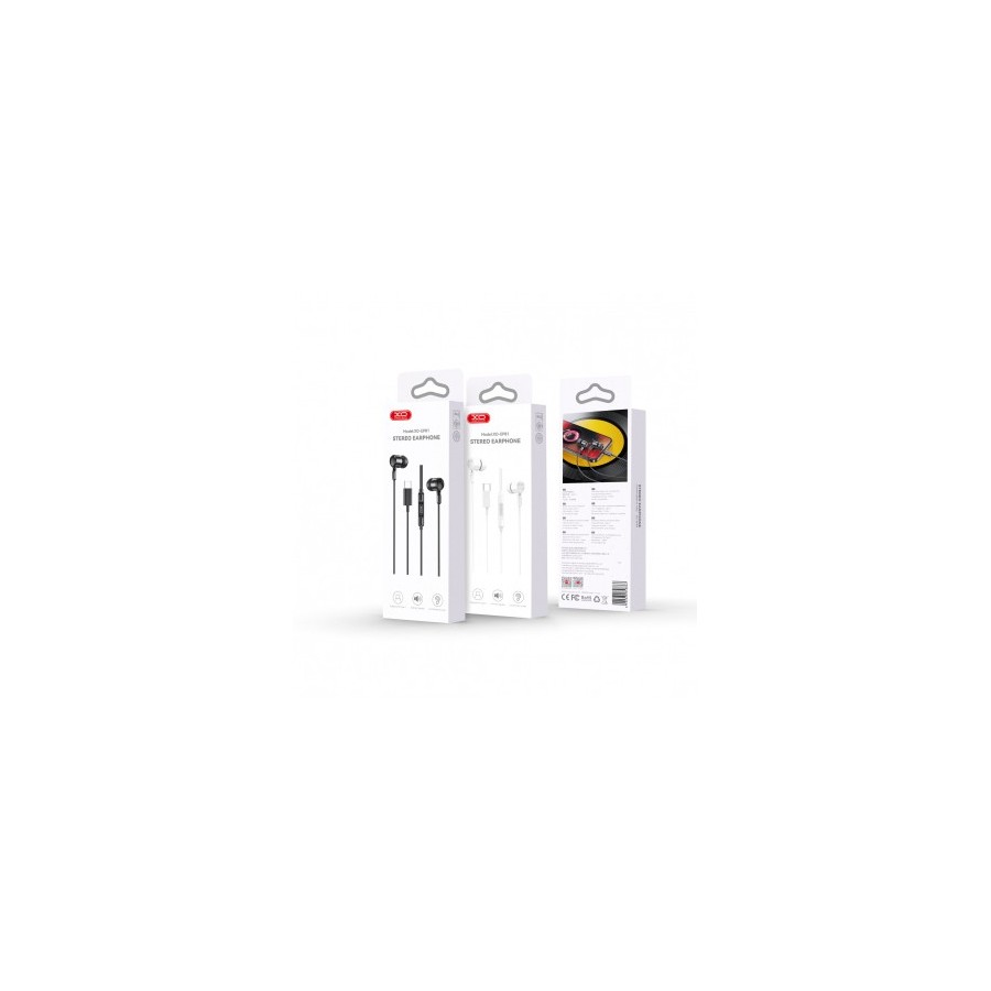 ÉCOUTEURS FILAIRES + TÉLÉCOMMANDE + MICRO - XO-EP81 - USB-C - BLANC