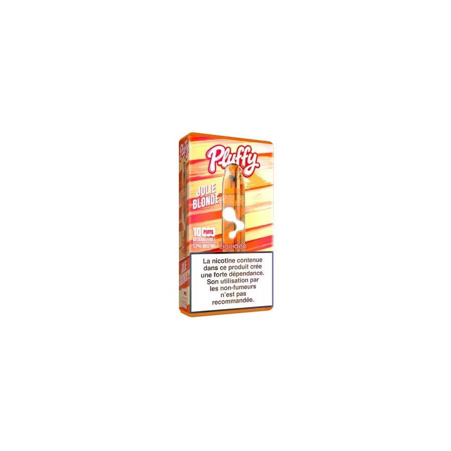 STARTER PACK PLUFFY JOLIE BLONDE - lot de 5 boîtes (1 batterie + 1 pod remplissable + 1 fiole de 10 ml)