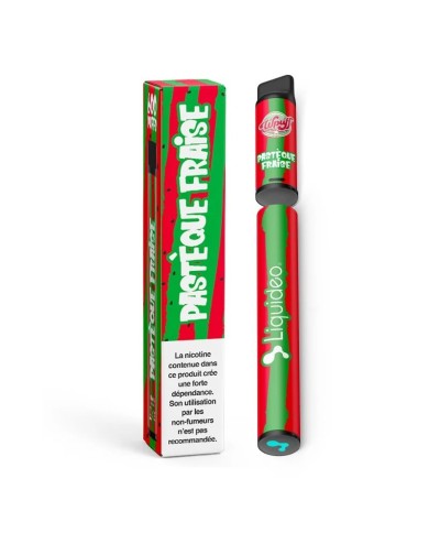 Boite de 10 Liquideo Wpuff Pod Pastèque - 600 puffs (Batteries + 10 Pods)
