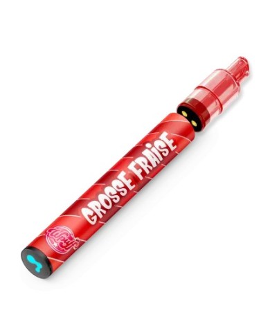 Boite de 10 Liquideo Wpuff Pod 2.0 Grosse Fraise - 800 puffs (Batteries + 10 Pods)