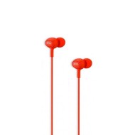 ÉCOUTEURS FILAIRES + TÉLÉCOMMANDE + MICRO - XO S6 - JACK 3.5MM - ROUGE