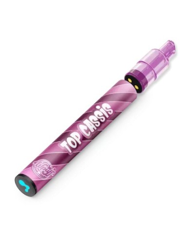 Boite de 10 Liquideo Wpuff Pod 2.0 Top Cassis - 800 puffs (Batteries + 10 Pods)