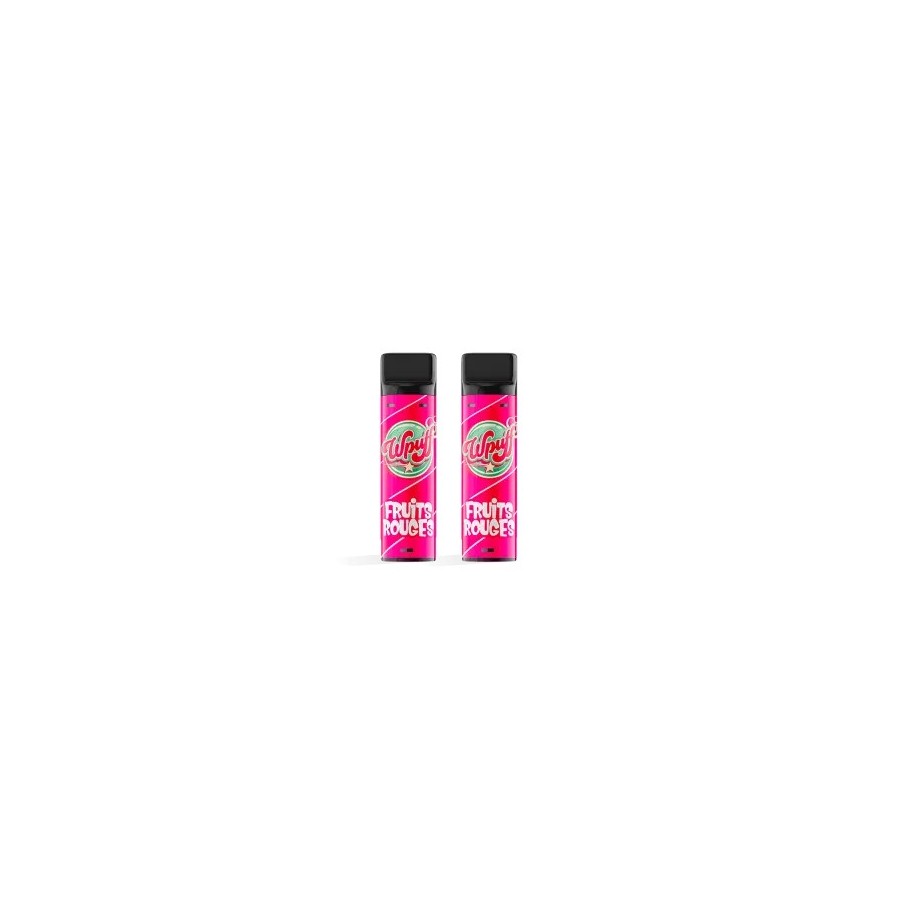 Boite de 5x2 pods Liquideo Wpuff Fruits Rouges - 1200 puffs (2 Pods de 600 puffs)