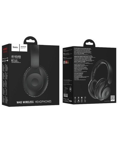 CASQUE SANS FIL BT - HOCO W45 - NOIR
