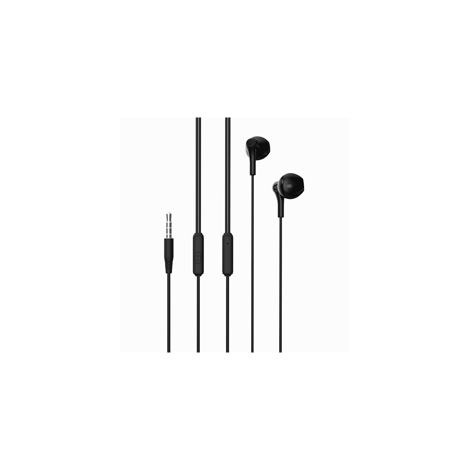 ÉCOUTEURS FILAIRES + TÉLÉCOMMANDE + MICRO - XO-EP39 - JACK 3,5 MM - NOIR