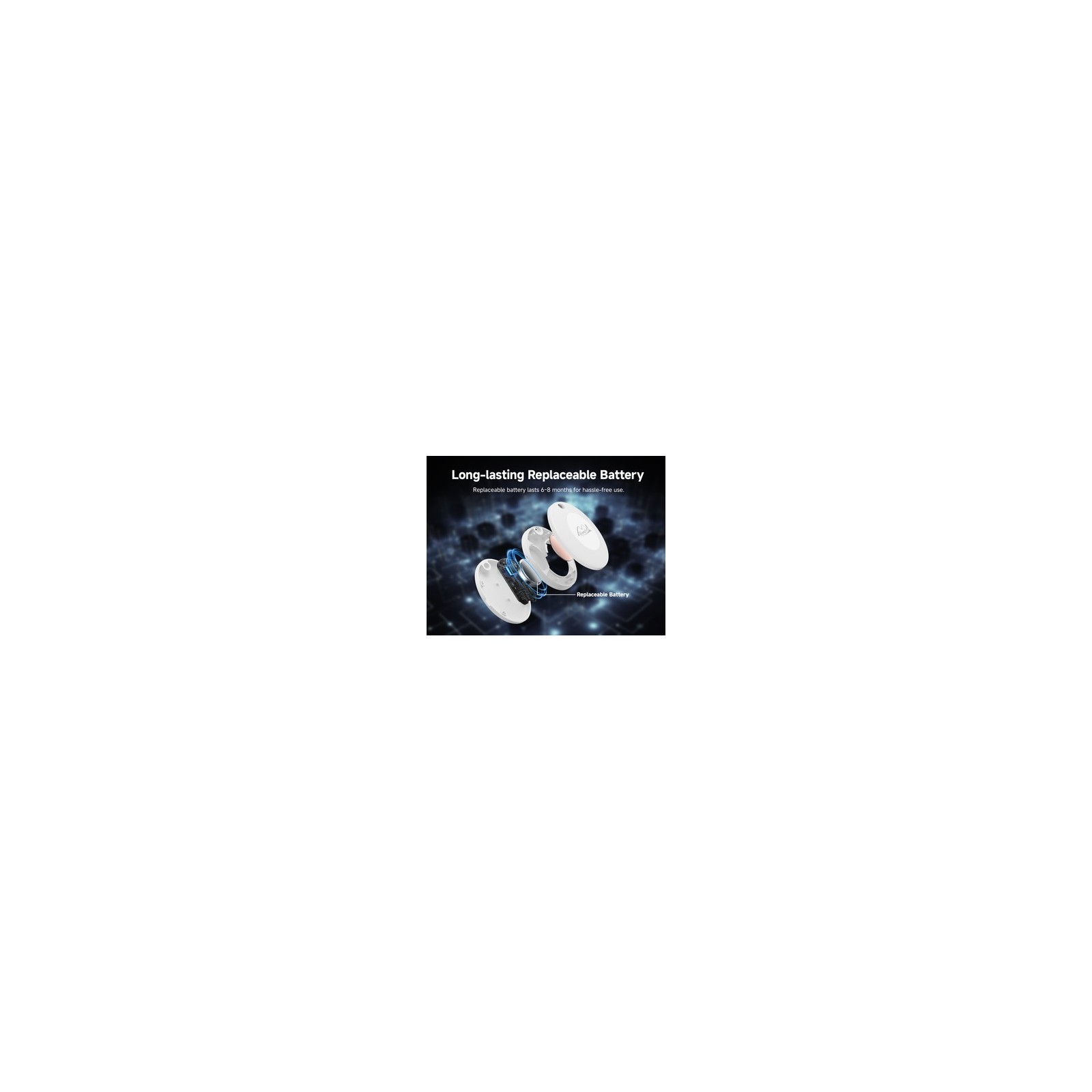 TRACEUR / TRACKER GPS ANDROID - LIFEMATE LIFETAG HD-P16-3 - BLANC
