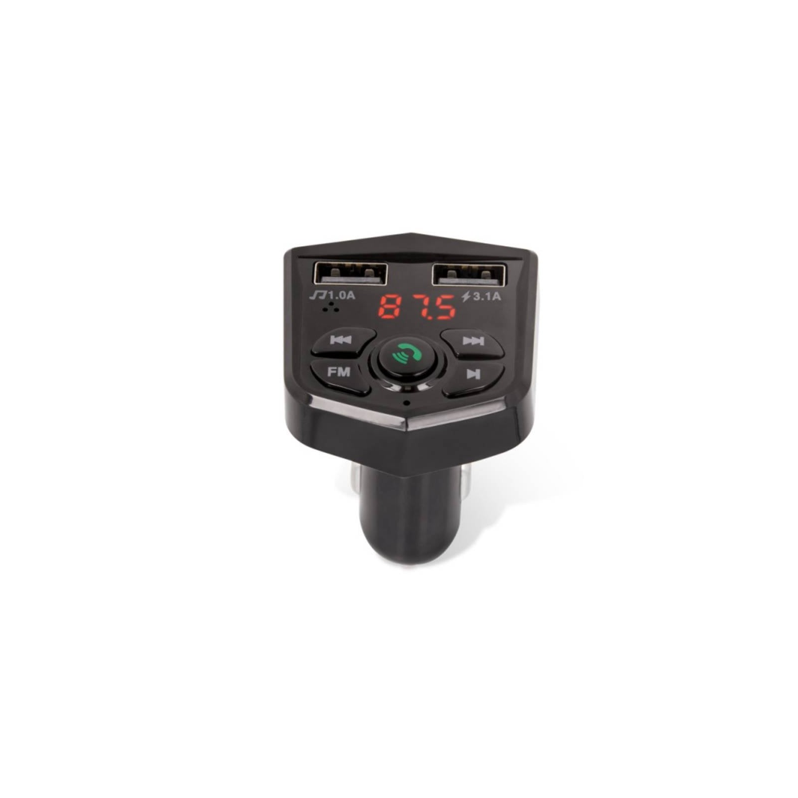 TRANSMETTEUR FM ET CHARGEUR ALLUME-CIGARE VOITURE BT - MAXLIFE MXFT-02 - NOIR