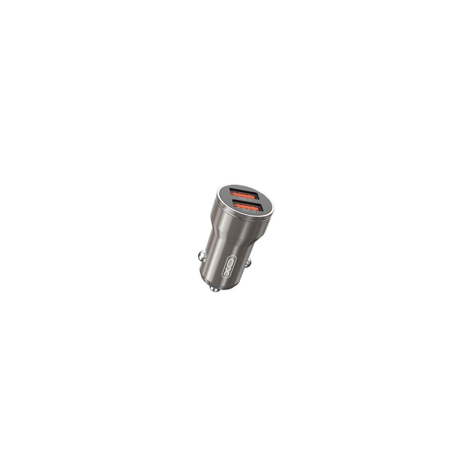 CHARGEUR ALLUME-CIGARE VOITURE + CABLE MICRO-USB - XO-CC48 - 12W ARGENT CHROME