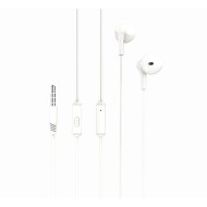 ÉCOUTEURS FILAIRES + TÉLÉCOMMANDE + MICRO - XO-EP39 - JACK 3,5 MM - BLANC