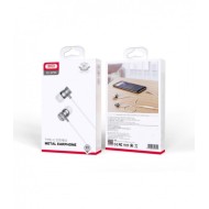 ÉCOUTEURS FILAIRES + TÉLÉCOMMANDE + MICRO - XO-EP56 - USB-C - ARGENTÉ