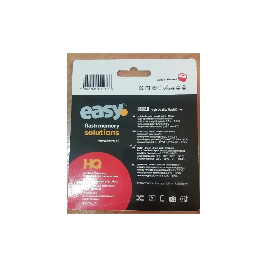 Clé USB Imro Easy 8 Go NOIR