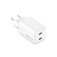 CHARGEUR SECTEUR GAN 45W FOREVER TC-08-45CC - DOUBLE USB-C POWER DELIVERY - BLANC