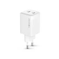 CHARGEUR SECTEUR GAN 45W FOREVER TC-08-45CC - DOUBLE USB-C POWER DELIVERY - BLANC