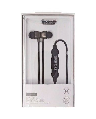 ÉCOUTEURS SANS FIL BT + TÉLÉCOMMANDE + MICRO - XO BS15 - NOIR