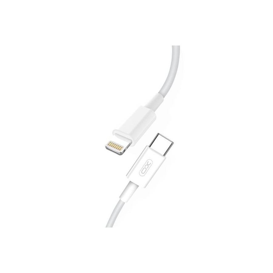 CÂBLE USB-C VERS LIGHTNING (IPHONE) - XO-NB113 - PD 18W / 2A 1M BLANC