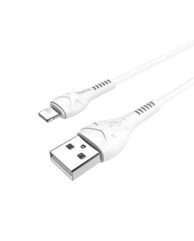 CÂBLE USB-A VERS LIGHTNING (IPHONE) - HOCO X37 COOL POWER - 2.4A 1M BLANC