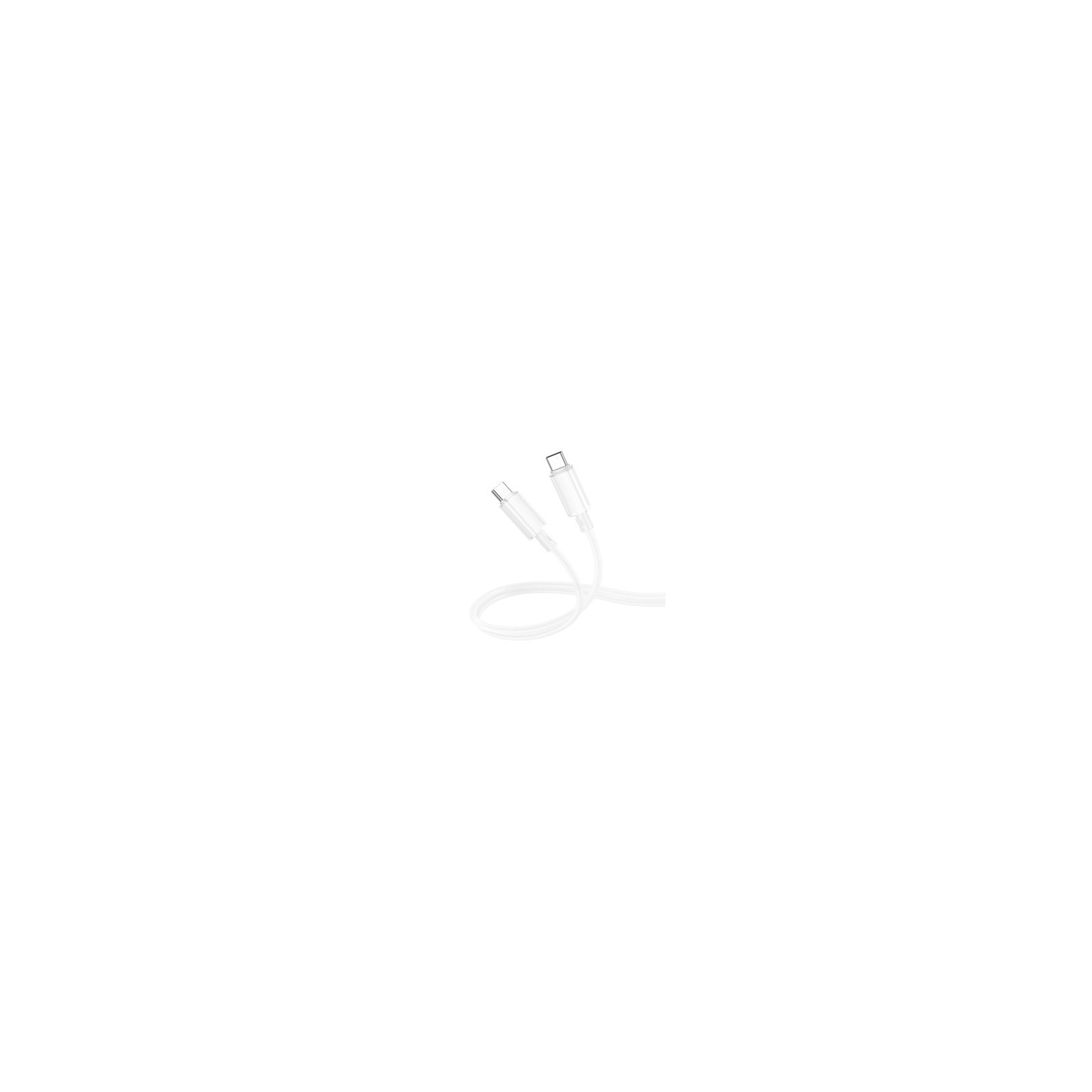 CÂBLE USB-C VERS C - BOROFONE BX112 LEMON - PD 60W 1M BLANC