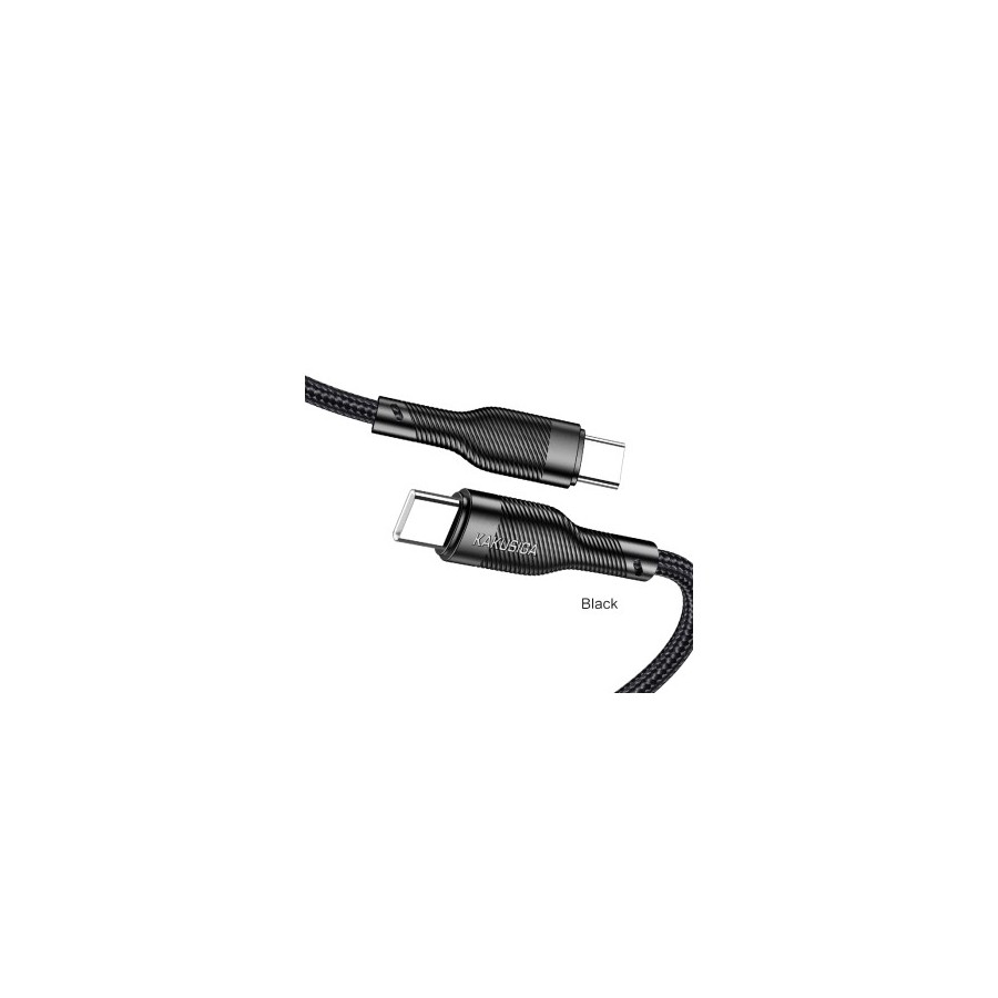 CÂBLE USB-C VERS C - KAKUSIGA KSC-991 - PD 60W 1M NOIR