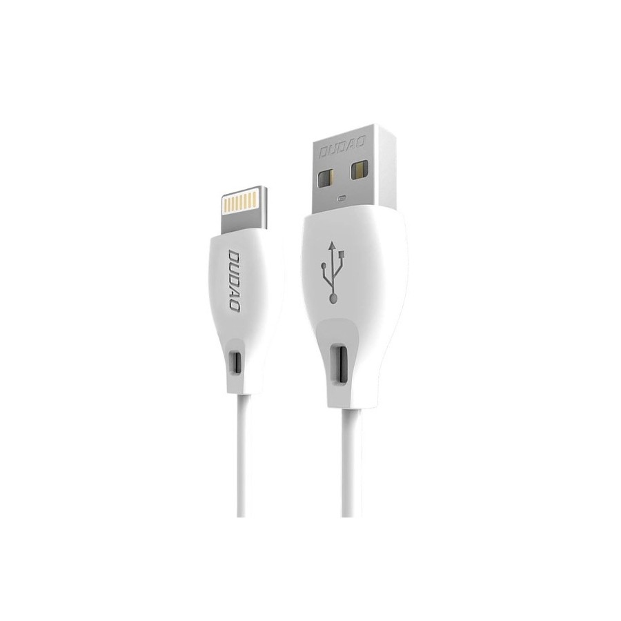CÂBLE USB vers LIGHTNING - DUDAO L4L - 2.4A 1M Blanc