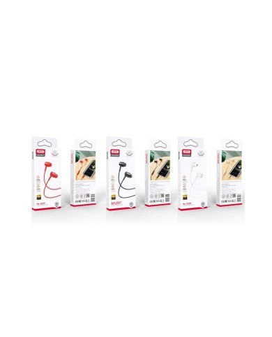 ÉCOUTEURS FILAIRES + TÉLÉCOMMANDE + MICRO - XO-EP57 - JACK 3.5MM - BLANC