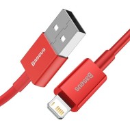 CÂBLE USB-A VERS LIGHTNING (IPHONE) - BASEUS CALYS-A09 - 2.4A 1M ROUGE