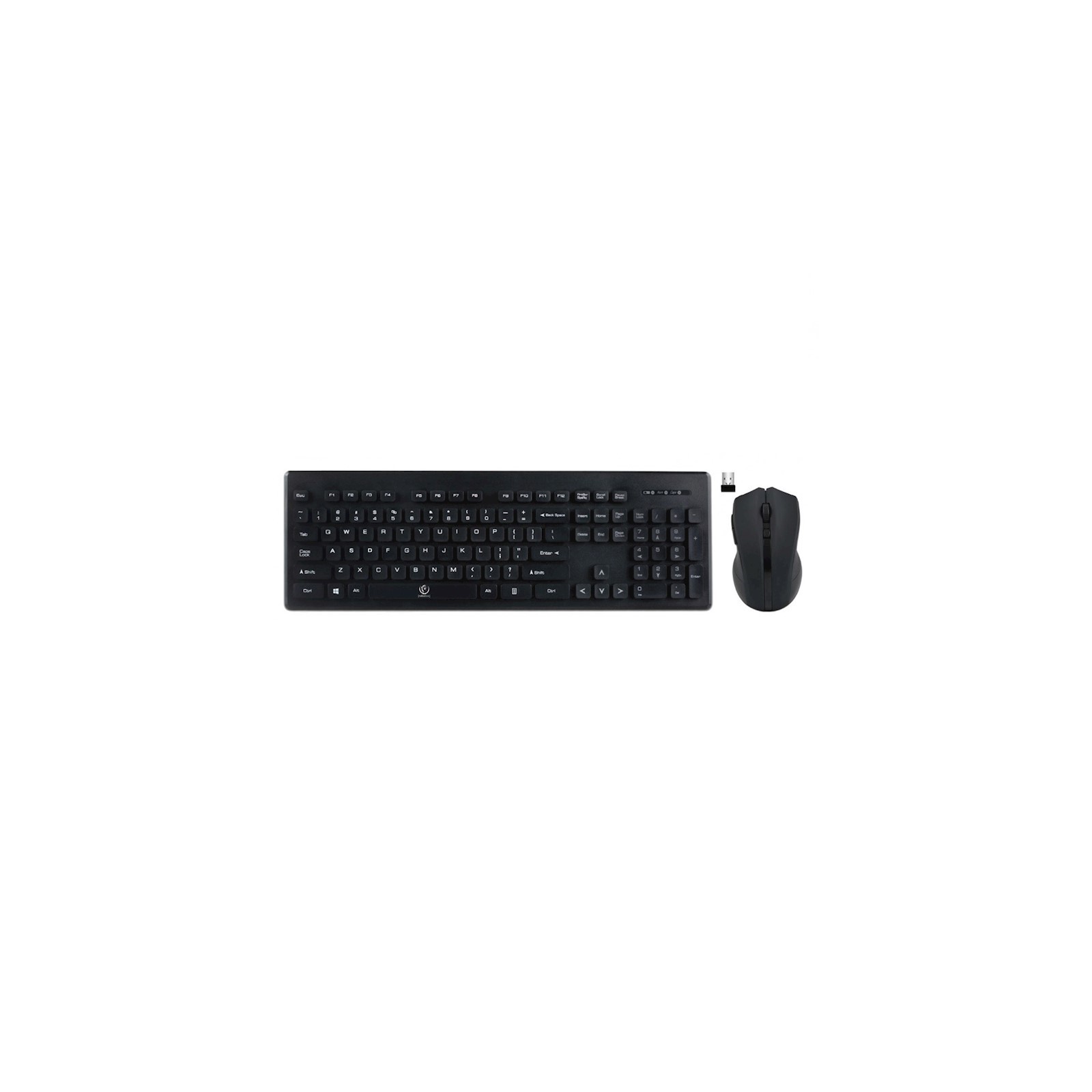 REBELTEC MILLENIUM - ENSEMBLE SANS FIL CLAVIER ET SOURIS NOIR